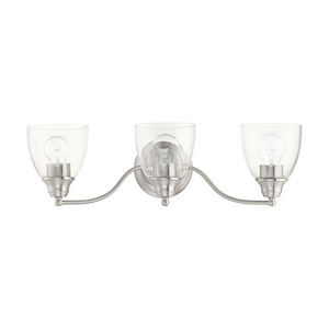 Montgomery - 3 Light Bath Vanity In Transitional Style-7 Inches Tall and 23 Inches Wide - 1012193