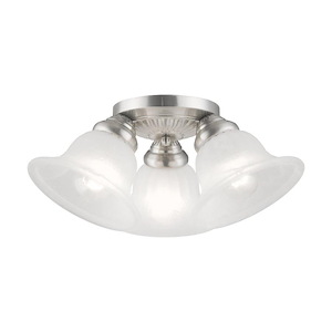 Edgemont - 3 Light Flush Mount in Traditional Style - 14.75 Inches wide by 7.5 Inches high - 1029679