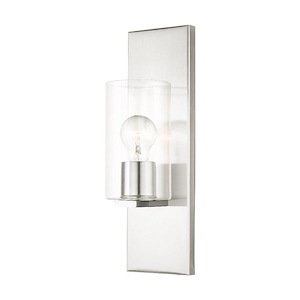 Zurich - 1 Light Wall Sconce in Contemporary Style - 4.5 Inches wide by 15 Inches high