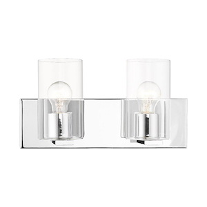 Zurich - 2 Light Bath Vanity in Contemporary Style - 15 Inches wide by 7.75 Inches high - 939613