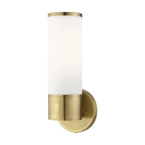 Lindale - 1 Light ADA Wall Sconce In Nautical Style-11.25 Inches Tall and 4.25 Inches Wide