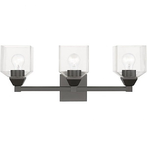 Aragon - 3 Light Bath Vanity In Architectural Style-9.5 Inches Tall and 23 Inches Wide