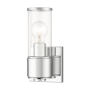Quincy - 1 Light ADA Wall Sconce In Contemporary Style-9.75 Inches Tall and 4.75 Inches Wide - 1292131