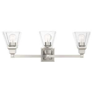 Mission - 3 Light Bath Vanity in New Traditional Style - 25.25 Inches wide by 9.5 Inches high - 939597