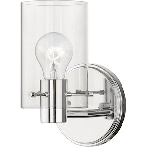 Munich - 1 Light Wall Sconce In Contemporary Style-8.5 Inches Tall and 5 Inches Wide