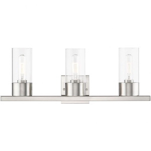 Carson - 3 Light Bath Vanity In Contemporary Style-8.75 Inches Tall and 23 Inches Wide