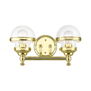 Oldwick - 2 Light Bath Vanity In Transitional Style-8.25 Inches Tall and 15 Inches Wide - 1072034