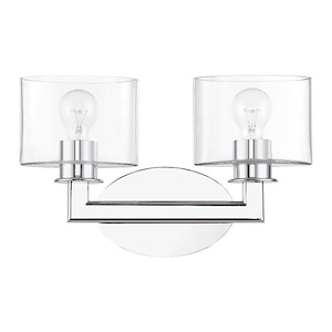 Bernardino - 2 Light Bath Vanity-9.75 Inches Tall and 16 Inches Wide - 1337510
