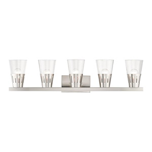 Bennington - 5 Light Large Bath Vanity In Modern Style-8.75 Inches Tall and 35.75 Inches Wide - 1305709