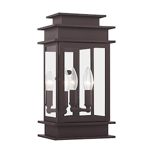 Princeton - 2 Light Outdoor Wall Lantern in Traditional Style - 7.5 Inches wide by 14 Inches high - 522723