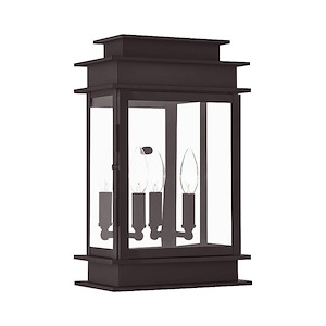 Princeton - 2 Light Outdoor Wall Lantern in Traditional Style - 9.5 Inches wide by 15.25 Inches high - 522722