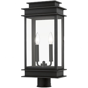 Princeton - 2 Light Large Outdoor Post Top Lantern In Classic Style-20.5 Inches Tall and 5.5 Inches Wide