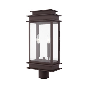 Princeton - 2 Light Outdoor Post Top Lantern in Traditional Style - 5.5 Inches wide by 20.5 Inches high