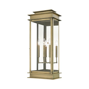 Princeton - 3 Light Extra Large Outdoor Wall Lantern In Classic Style-28.5 Inches Tall and 12.5 Inches Wide