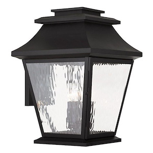 Hathaway - Three Light Outdoor Flush Mount - 8.5 Inches wide by 9 Inches high - 1219768