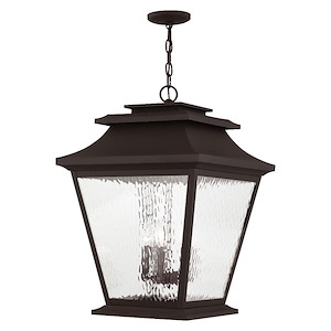 Hathaway - 5 Light Outdoor Pendant Lantern in Coastal Style - 18 Inches wide by 25.5 Inches high