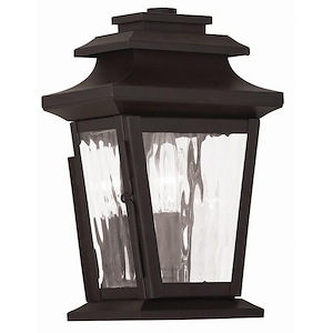 Hathaway - 1 Light Outdoor Wall Lantern in Coastal Style - 6.5 Inches wide by 10 Inches high - 443885