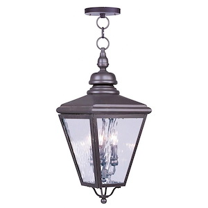 Cambridge - Three Light Outdoor Post Head - 11 Inches wide by 28.5 Inches high - 414843