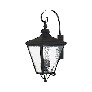 Cambridge - 4 Light Outdoor Wall Lantern in Traditional Style - 14.25 Inches wide by 35 Inches high