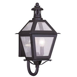 Waldwick - Two Light Outdoor Wall Lantern - 7 Inches wide by 16.25 Inches high