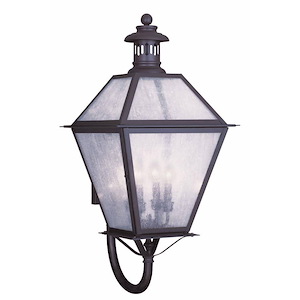 Waldwick - 4 Light Outdoor Wall Lantern in Farmhouse Style - 15 Inches wide by 30 Inches high - 415026