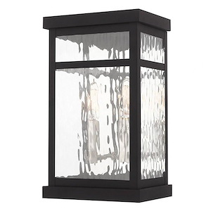 Hopewell - 2 Light Outdoor Wall Lantern in Coastal Style - 7.5 Inches wide by 12.75 Inches high - 735632