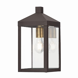 Nyack - One Light Outdoor Wall Lantern - 6.25 Inches wide by 12.75 Inches high