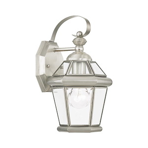 Georgetown - 1 Light Outdoor Wall Lantern in Traditional Style - 7 Inches wide by 12 Inches high - 189690