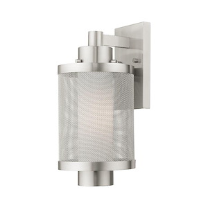 Nottingham - 1 Light Outdoor Wall Lantern in Contemporary Style - 7 Inches wide by 14.5 Inches high