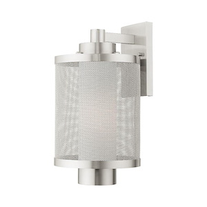 Nottingham - 1 Light Outdoor Wall Lantern in Contemporary Style - 9 Inches wide by 17 Inches high