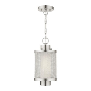 Nottingham - 1 Light Outdoor Pendant Lantern in Contemporary Style - 9 Inches wide by 17.5 Inches high