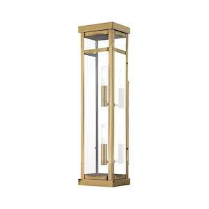 Hopewell - 2 Light Outdoor Wall Lantern in Coastal Style - 5.5 Inches wide by 22 Inches high - 614525