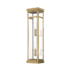 Hopewell - 2 Light Outdoor Wall Lantern in Coastal Style - 5.5 Inches wide by 22 Inches high