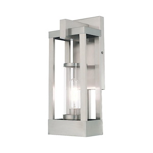 Delancey - 1 Light Outdoor Wall Lantern in Contemporary Style - 6.25 Inches wide by 16 Inches high