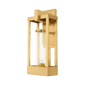Delancey - 1 Light Outdoor Wall Lantern in Contemporary Style - 8 Inches wide by 20 Inches high