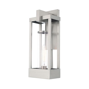 Delancey - 1 Light Outdoor Wall Lantern in Contemporary Style - 8 Inches wide by 20 Inches high