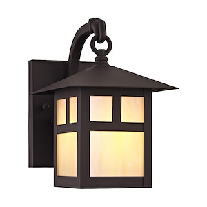 Montclair Mission - 1 Light Outdoor Wall Lantern in Craftsman Style - 5.5 Inches wide by 8.5 Inches high - 189752