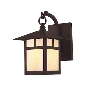 Montclair Mission - 1 Light Outdoor Wall Lantern in Craftsman Style - 7 Inches wide by 10.75 Inches high