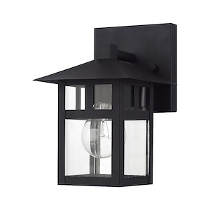 Crestlake - 1 Light Small Outdoor Wall Lantern-8.5 Inches Tall and 5.5 Inches Wide - 1337517