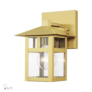 Crestlake - 1 Light Small Outdoor Wall Lantern-8.5 Inches Tall and 5.5 Inches Wide - 1337517