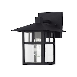 Crestlake - 1 Light Medium Outdoor Wall Lantern-9.5 Inches Tall and 7 Inches Wide - 1337518