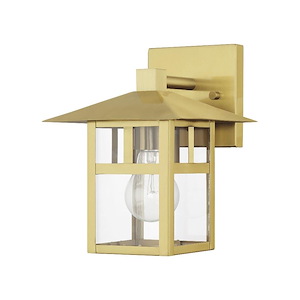 Crestlake - 1 Light Medium Outdoor Wall Lantern-9.5 Inches Tall and 7 Inches Wide