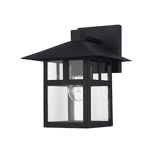 Crestlake - 1 Light Large Outdoor Wall Lantern-11.5 Inches Tall and 9 Inches Wide