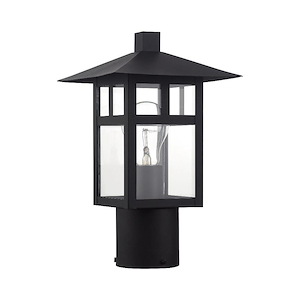 Crestlake - 1 Light Medium Outdoor Post Top Lantern-11.75 Inches Tall and 7 Inches Wide