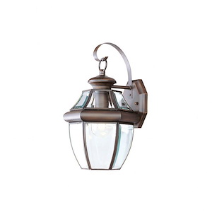 Montclair Mission - 1 Light Outdoor Column Mount in Style - 16 Inches wide by 20.5 Inches high - 1219802
