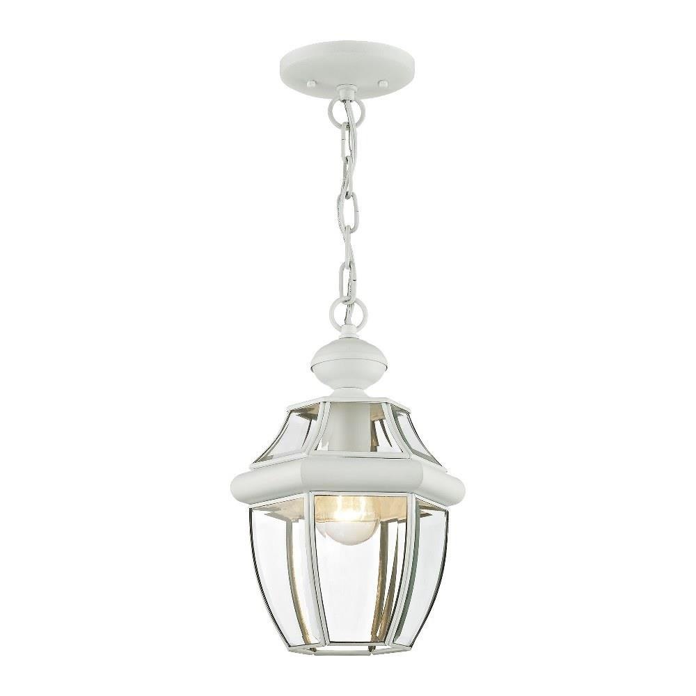 Livex-Lighting---2152-91---Monterey---1-Light-Outdoor-Pendant -Lantern-in-Traditional-Style---8.5-Inches-wide-by-12.75-Inches-high