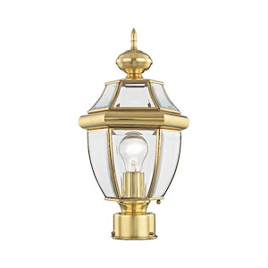 Monterey - 1 Light Outdoor Post Top Lantern in Traditional Style - 8.5 Inches wide by 16.5 Inches high - 1029689