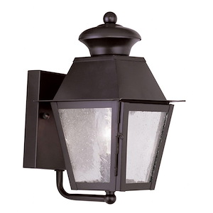 Mansfield - One Light Outdoor Wall Lantern - 5.5 Inches wide by 9.25 Inches high - 374412