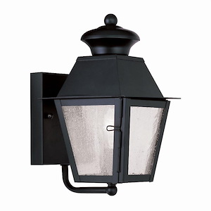 Mansfield - 1 Light Outdoor Wall Lantern in Coastal Style - 5.5 Inches wide by 9.25 Inches high - 374413
