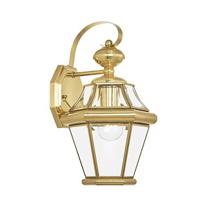 Georgetown - 1 Light Outdoor Wall Lantern in Traditional Style - 8.25 Inches wide by 15 Inches high